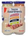Ассорти соусов Auchan, 4шт по 90г