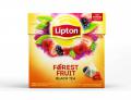 Чай Lipton, черный, байховый ароматизированный forest fruit tea с кусочками ягод, 20пак