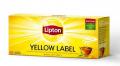 Чай LIPTON, черный, yellow label, 25пак