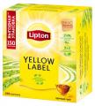 Черный чай Lipton Yellow Label, в пакетиках, 150шт