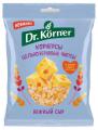 Чипсы цельнозерновые Dr. Korner, кукурузно-рисовые, с сыром, 50г