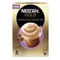 Кофе растворимый Nescafe Gold Cappuccino Chocolate,  порционный, 8х22г