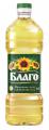 Масло подсолнечное «Благо», рафинированное, 1.8 л