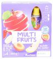 Мультифруктовый десерт с пониженным содержанием сахара Auchan, 4х90г