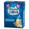 Овсяная кашка ФрутоНяня молочная жидкая с бананом