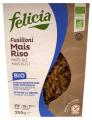 Паста Felicia Fusilloni Mais-Riso, из муки кукурузы и коричневого риса, 250г
