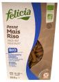 Паста Felicia Penne Mais Riso, из муки кукурузы и коричневого риса, 250г