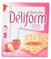 Печенье Auchan Deliform, с начинкой из клубничного джема, 125г