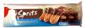 Печенье песочное Auchan Chocolat au Lait, частично покрытое шоколадом, 150г