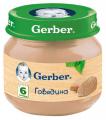 Пюре Gerber Говядина с 6 мес 80 гр