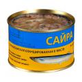 Сайра бланшированная в масле