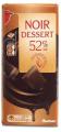 Шоколад Auchan Noir Dessert, тёмный, 51% какао, 200 г