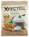 Сухарики «Хрустец», сметана с зеленью, 80г