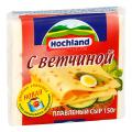 Сыр Hochland плавленый с ветчиной ломтики