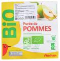Яблочное пюре БИО Auchan, 4х100г
